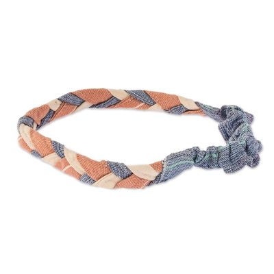 Alternate image for Unique Multicolored Artisan-Crafted Headband Solol Autumn