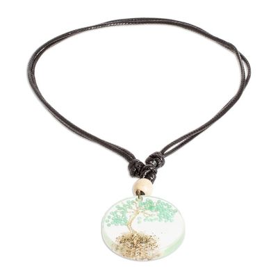 Alternate image for Mint Tree of Life Necklace Arbol de la Vida in Mint