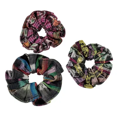Alternate image for Artisan Crafted Cotton Scrunchies Set of 3 Tradition