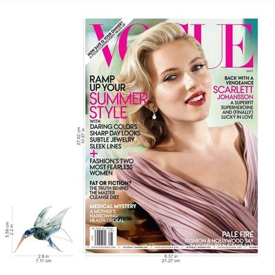 Alternate image for Handblown Glass Blue and Green Humminbird Figurine Trochilinae Hummingbird