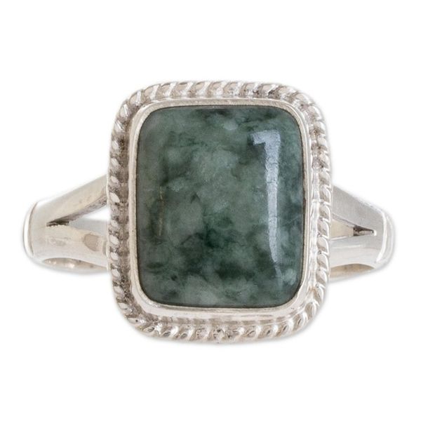 Alternate image for Jade Artisan Crafted Ring Life Divine