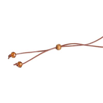 Alternate image for Nature-Themed Polished Multi-Gemstone Pendant Necklace Love Your Magical Nature