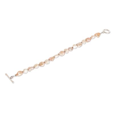 Alternate image for Cultured Baroque Pearl Bead Bracelet from Costa Rica Baroque Glow