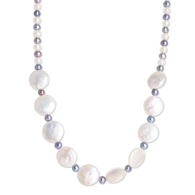Alternate image for Strand Necklace with Cultured Pearls Coin of the Realm