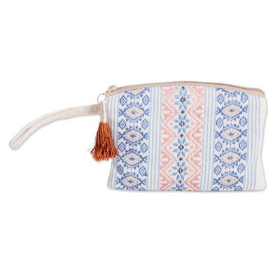 Alternate image for Handmade Cotton Makeup Case Mountain Frieze