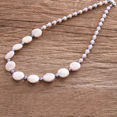Alternate image for Strand Necklace with Cultured Pearls Coin of the Realm