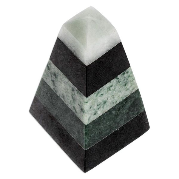 Alternate image for Multicolored Jade Obelisk Healing Power