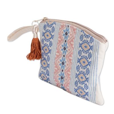 Alternate image for Handmade Cotton Makeup Case Mountain Frieze