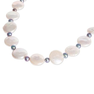 Alternate image for Strand Necklace with Cultured Pearls Coin of the Realm