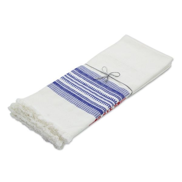 Alternate image for Multicolor 100 Cotton Dishtowels Set of 3 Village Fiesta