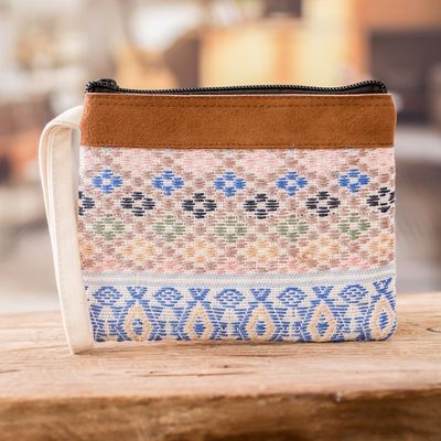 Alternate image for Handwoven Cotton Wristlet Sweet Flowers