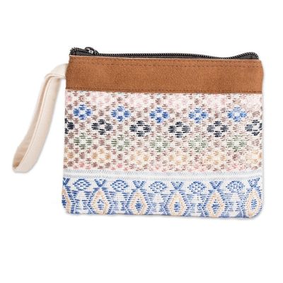 Alternate image for Handwoven Cotton Wristlet Sweet Flowers