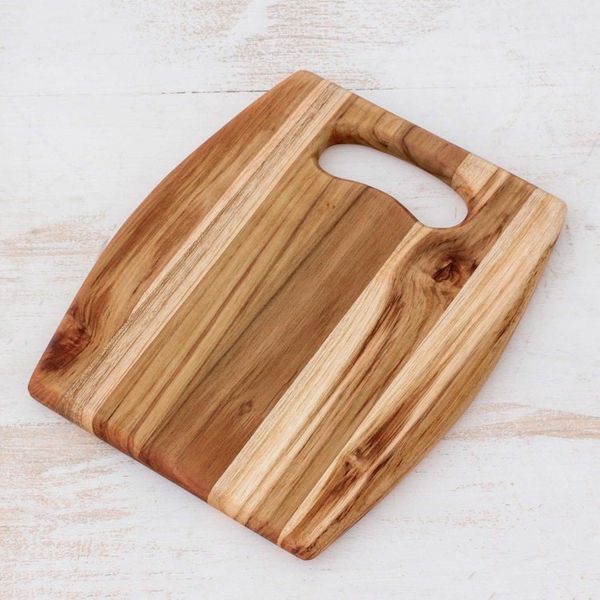 Alternate image for Wood Cutting Board Kitchen Accessory Barrel