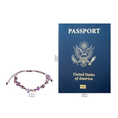 Alternate image for Star Charm Amethyst Bracelet Lilac Star