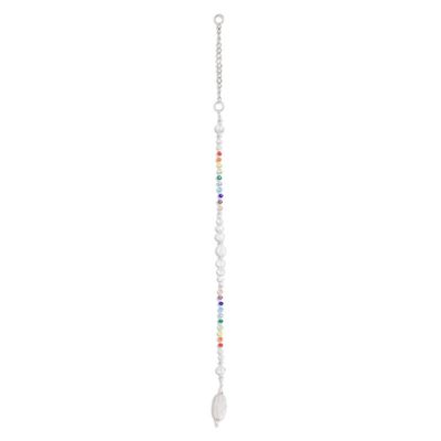 Alternate image for Rainbow Crystal and Glass Beaded Suncatcher from Guatemala Rainbow Whispers