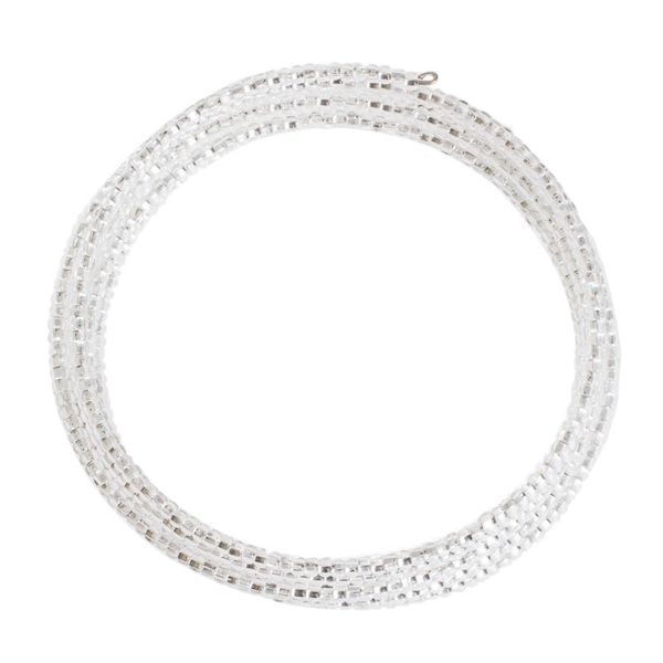 Alternate image for Glass Beaded Wrap Bracelet from Guatemala Brilliance of the Moon