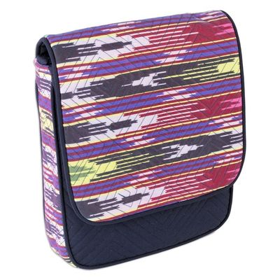 Alternate image for Colorful Ikat Messenger Bag with Adjustable Strap Colorful Glee