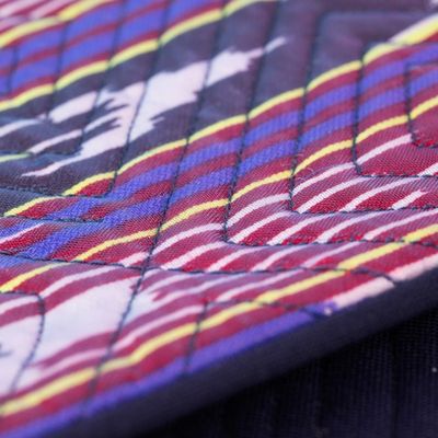 Alternate image for Colorful Ikat Messenger Bag with Adjustable Strap Colorful Glee