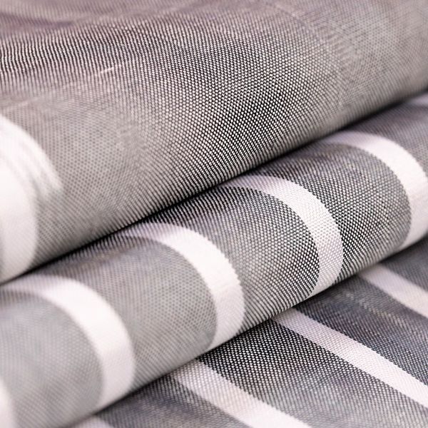 Alternate image for Handwoven Traditional Patterned Grey Silk Shawl Uzbekistan Waterfall in Grey