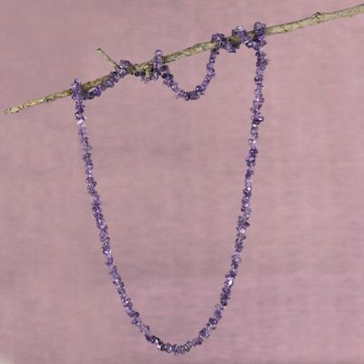Alternate image for Artisan Crafted Amethyst Fair Trade Necklace Light of Wisdom
