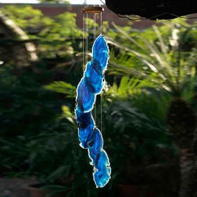 Alternate image for Handcrafted Good Fortune Stone Windchime  Ocean Mysteries