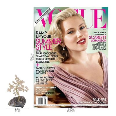 Alternate image for Rose Quartz and Amethyst Gemstone Tree from Brazil Little Tree