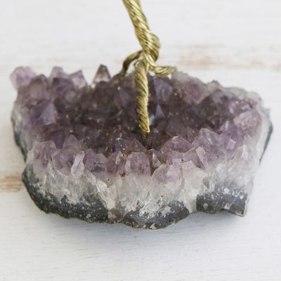 Alternate image for Handmade Sodalite Gemstone Tree Crafted in Brazil Mystical Tree