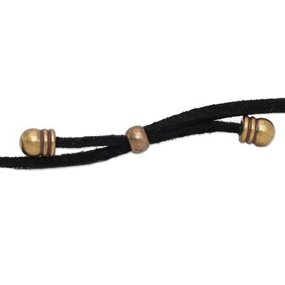 Alternate image for Mens Brown Wood Pendant Necklace form Brazil Surfers Spirit