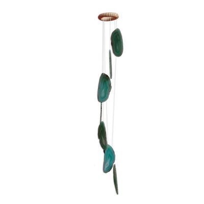 Alternate image for Feng Shui Agate Mobile Wind Chimes Forest Mysteries