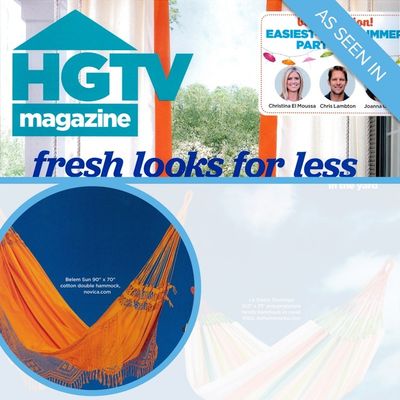 Alternate image for Cotton Hammock from Brazil Double Belem Sun