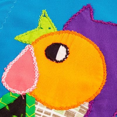 Alternate image for Cotton Gabardine Rooster Applique Apron with Pockets Time for Breakfast