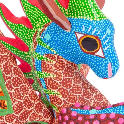 Alternate image for Handmade Pegasus Alebrije Statuette Psychedelic Pegasus