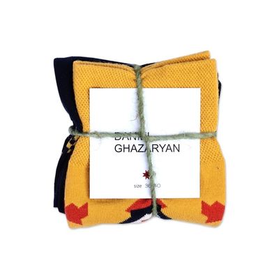 Alternate image for Cotton Blend Socks Featuring Traditional Armenian Themes Armenian Heritage