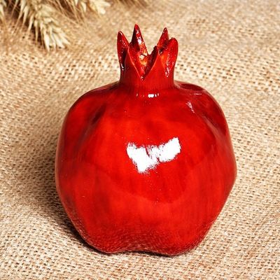 Alternate image for Hand-Carved Pomegranate Linden Tree Wood Figurine Small Passion Icon