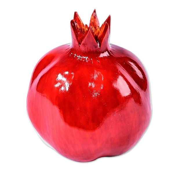 Alternate image for Hand-Carved Pomegranate Linden Tree Wood Figurine Large Passion Icon