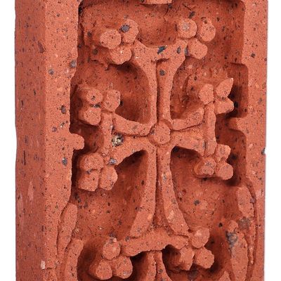 Alternate image for Cross-Themed Tuff Stone Khachkar Stela Sculpture Sanahins Khachkar