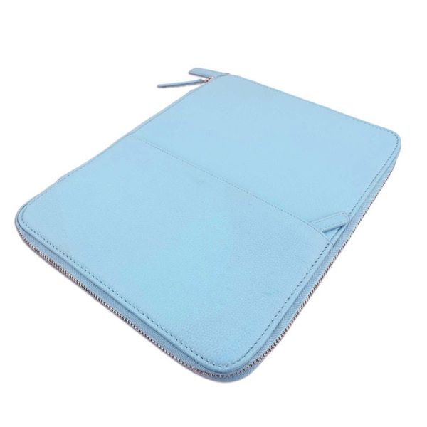 Alternate image for Grey Leather Travel Office Folio Ultimate Travel Folio in Blue