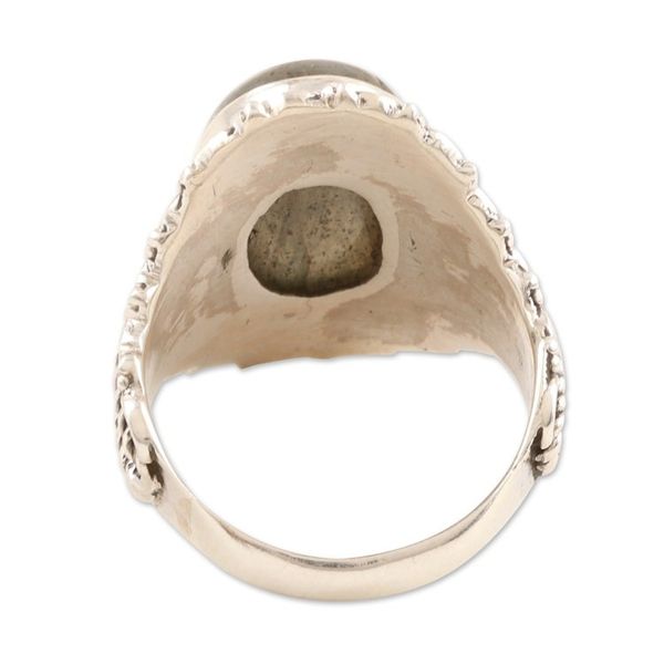 Alternate image for Handmade Labradorite Cocktail Ring Unknown Mystery
