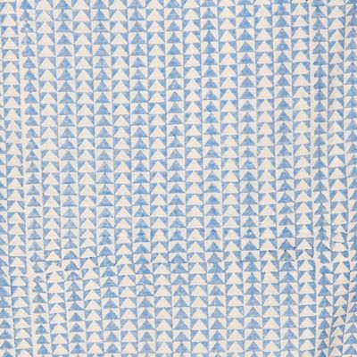 Alternate image for Azure Floral-Motif Chanderi Cotton Scarf Azure Fantasy