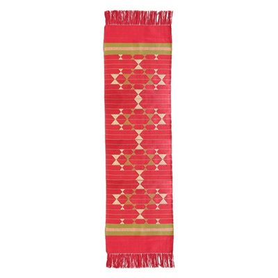 Alternate image for Cotton table runner Wine and Starlight