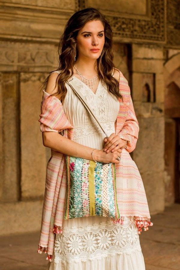 Alternate image for Handmade Floral Cotton Shoulder Bag from India Garden Path