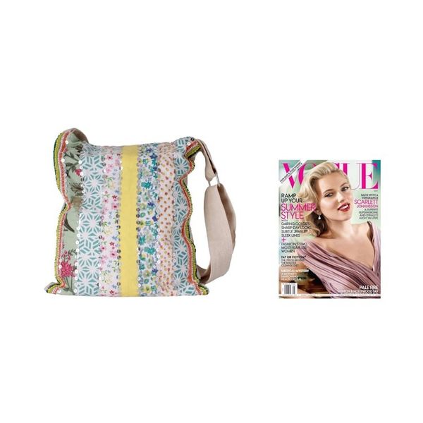 Alternate image for Handmade Floral Cotton Shoulder Bag from India Garden Path