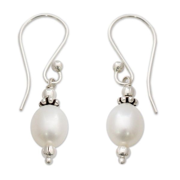 Alternate image for Cultured pearl dangle earrings Sweet Destiny