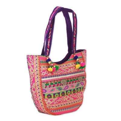 Alternate image for Polyester Floral Paisley Tote Handbag from India Paisley Glamour