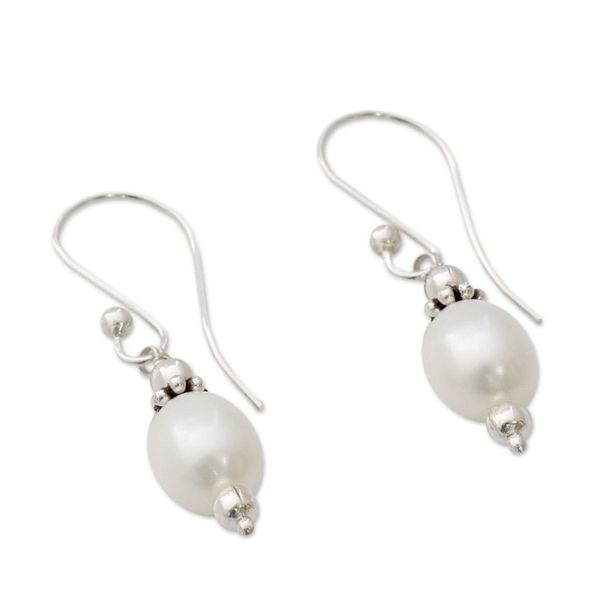 Alternate image for Cultured pearl dangle earrings Sweet Destiny