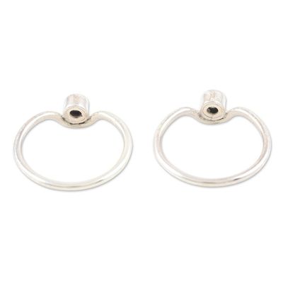 Alternate image for Set of Two Sterling Silver Single Stone Rings with Gemstones Positive Magic