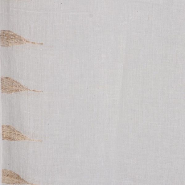 Alternate image for Hand Woven Cotton Muslin and Silk Shawl Sandy Pyramids