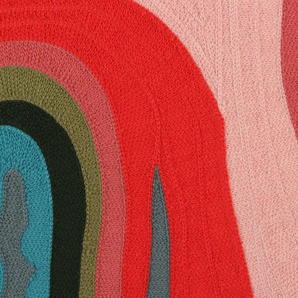 Alternate image for Abstract Embroidered Cotton Cushion Covers from India Pair Abstract Morning