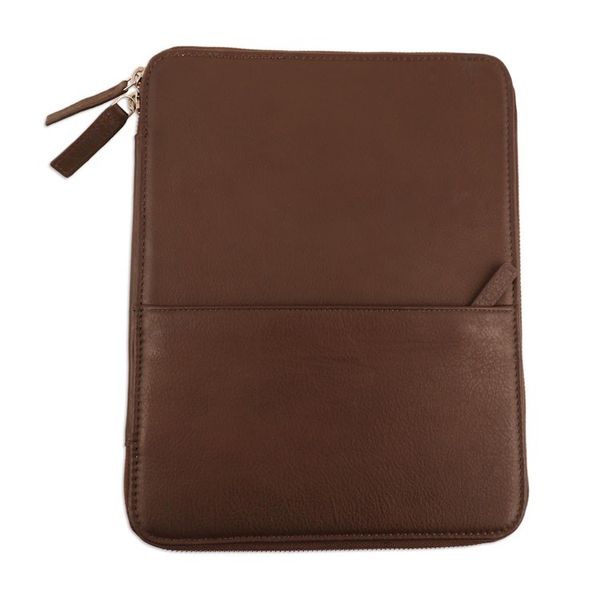 Alternate image for Brown Leather Travel Office Folio Ultimate Travel Folio in Brown