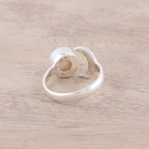 Alternate image for Cultured Pearl Crescent Wrap Ring from India Gleaming Crescent